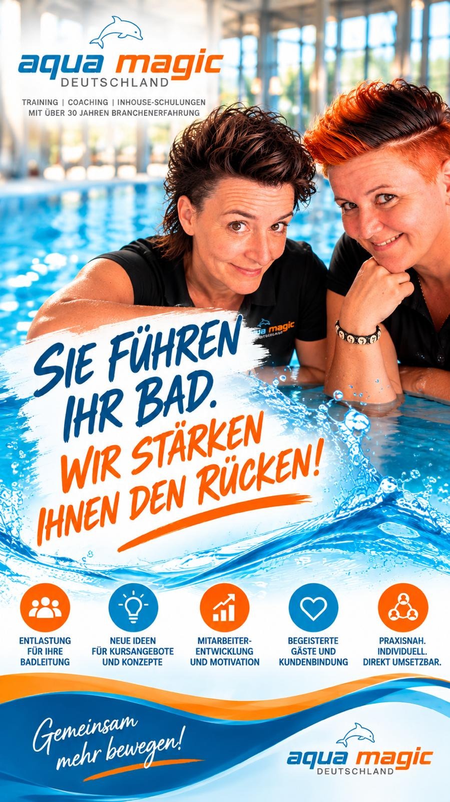 Sie führen Ihr Bad. Wir stärken Ihnen den Rücken!